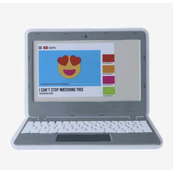 Streaming Addict Laptop Ornament Personalize