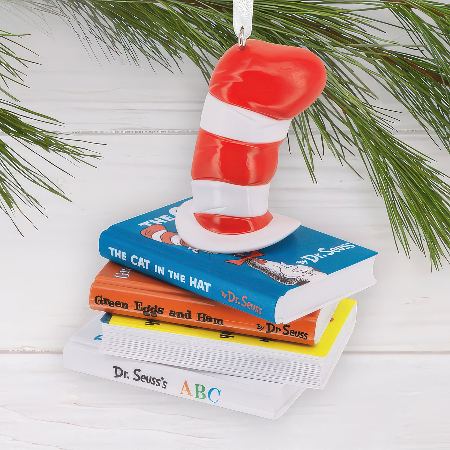 Stack of Dr Seuss™ Books Ornament Glam Shot