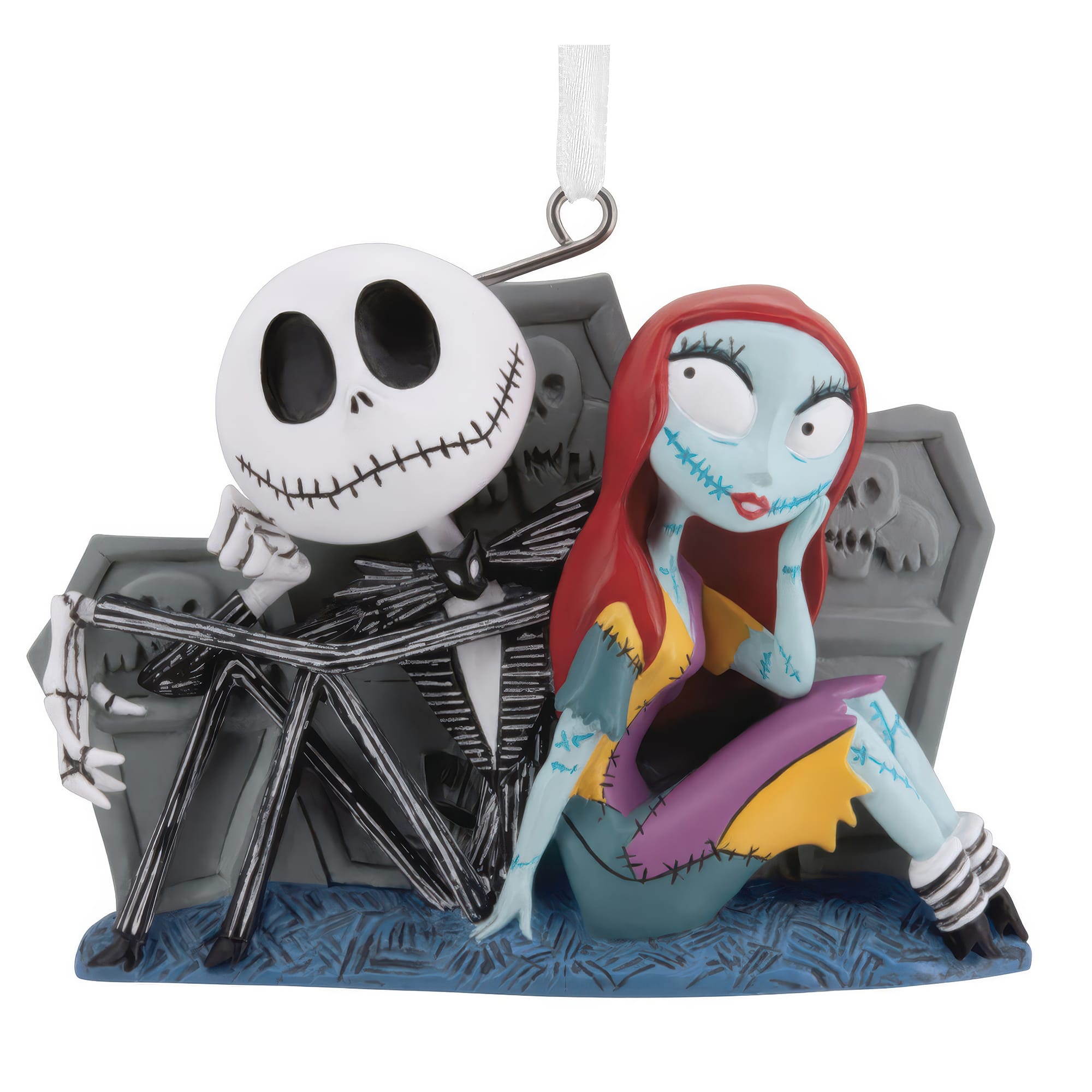 Jack and Sally by Grave Disney Ornament