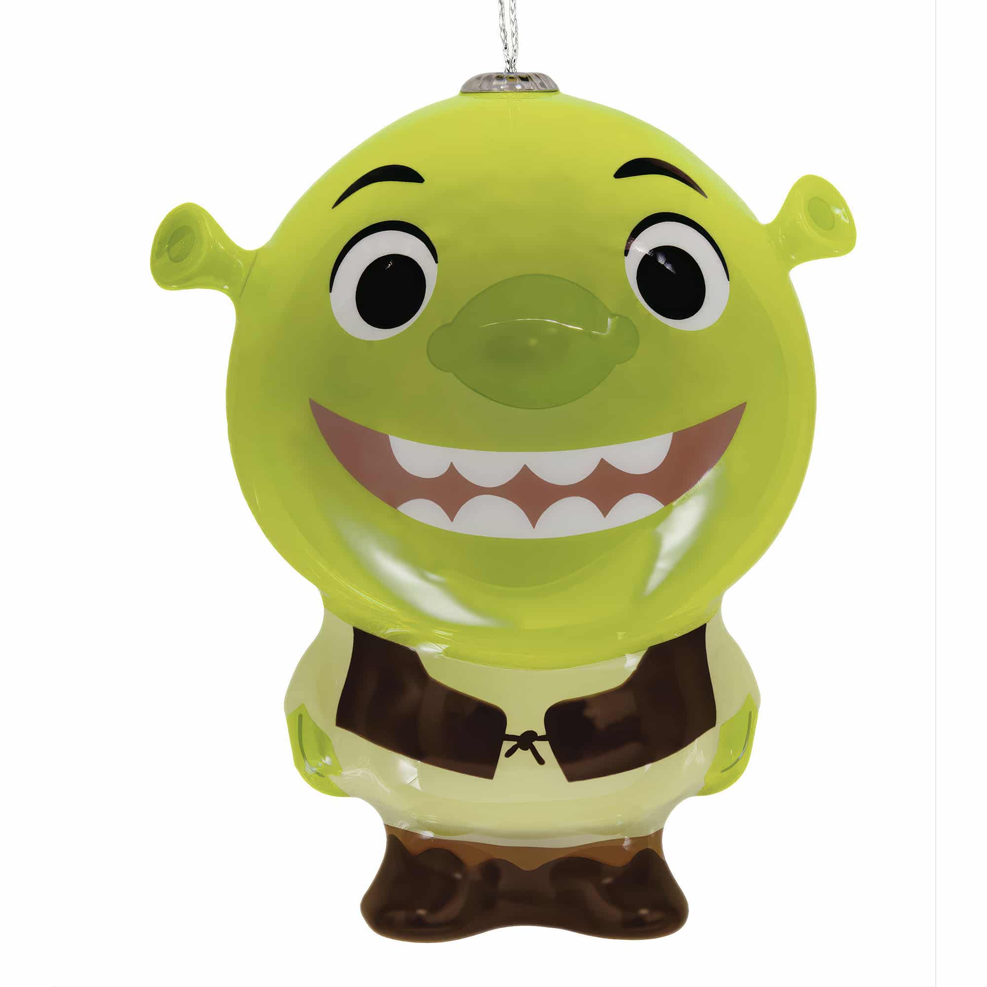 Smiling Wide Shrek Christmas Ornament