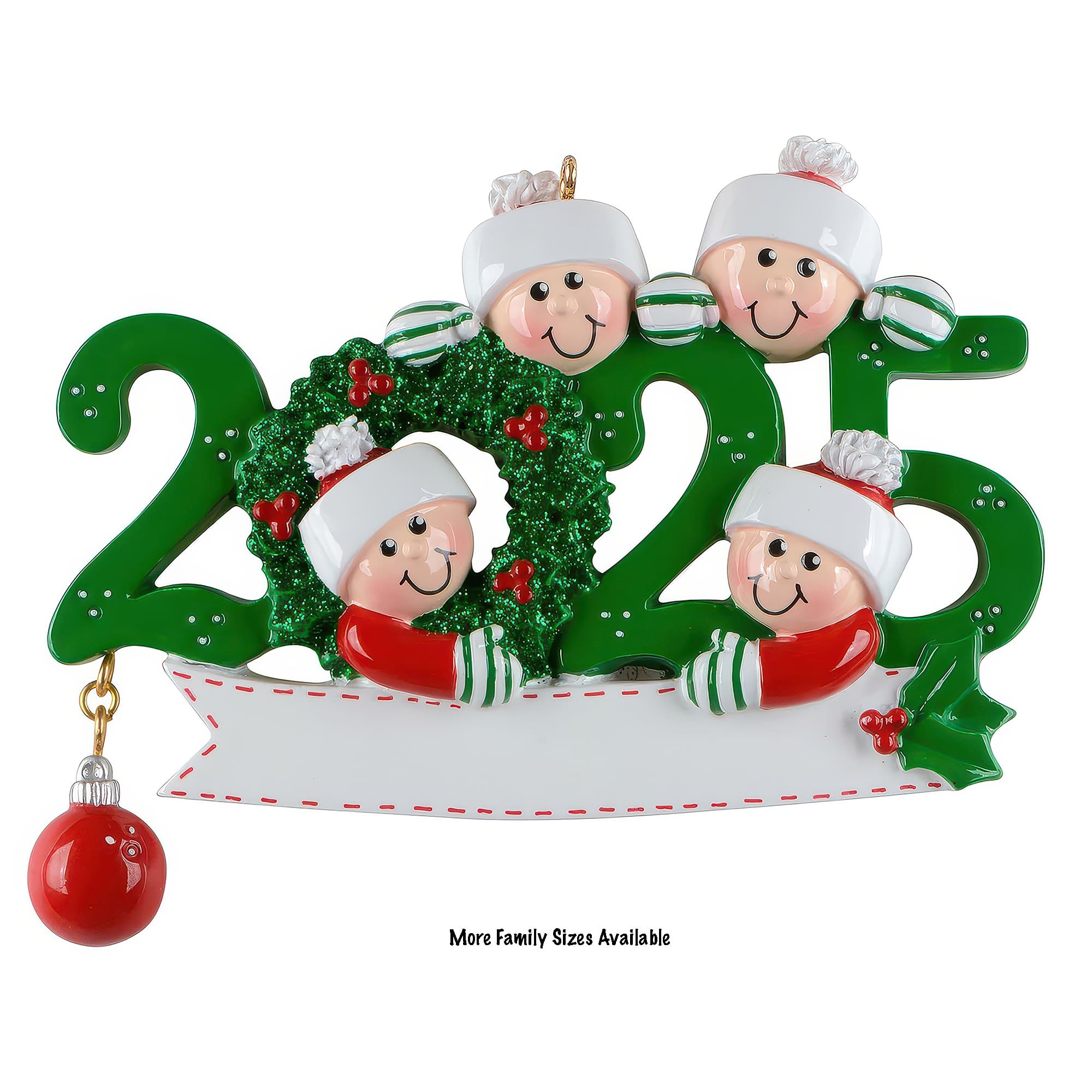 2025 Elf Family Ornament Personalized