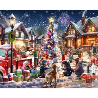 Snowman Contest Puzzle 1000 Pieces