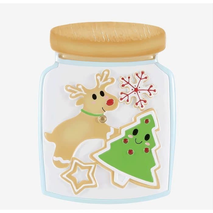 Cookie Jar Family Ornaments Personalized Two