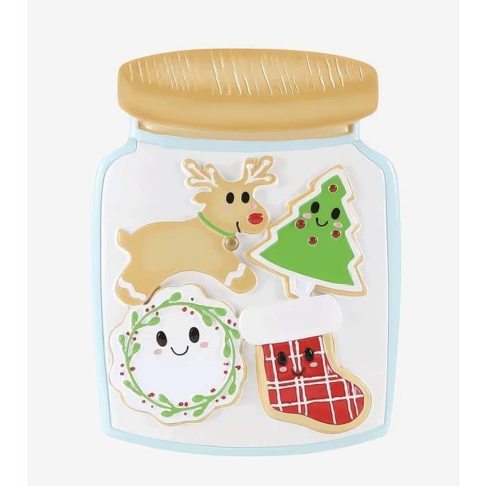 Cookie Jar Family Ornaments Personalized Four