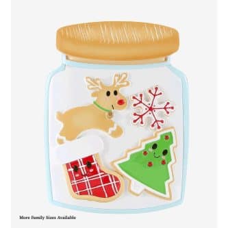 Cookie Jar Family Ornaments Personalized