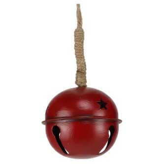 Antique Red Jingle Bell Ornament