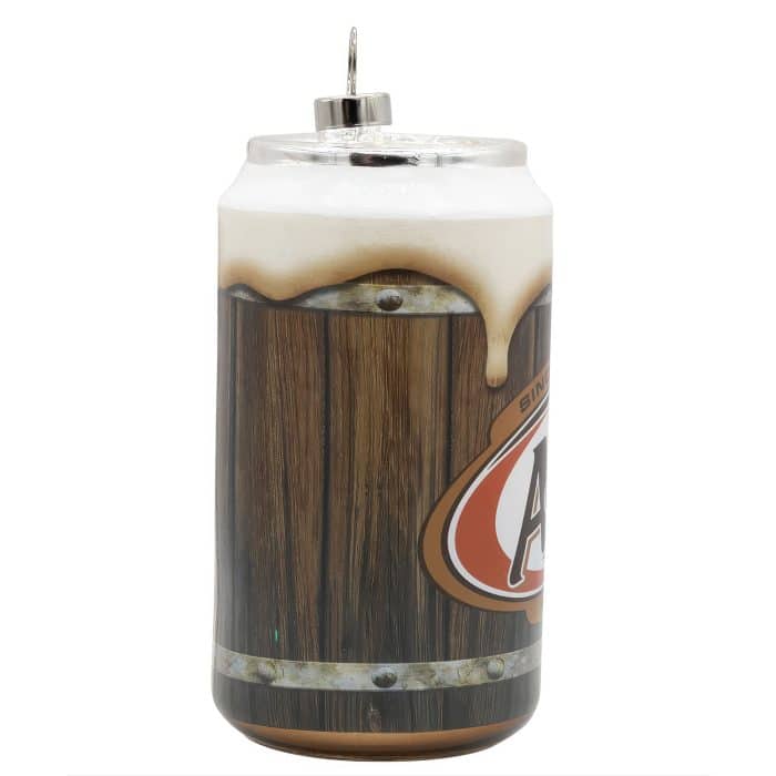 Aw™ Root Beer Soda Can Ornament Side