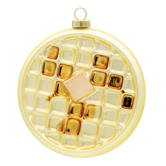 Eggo Waffle Ornament