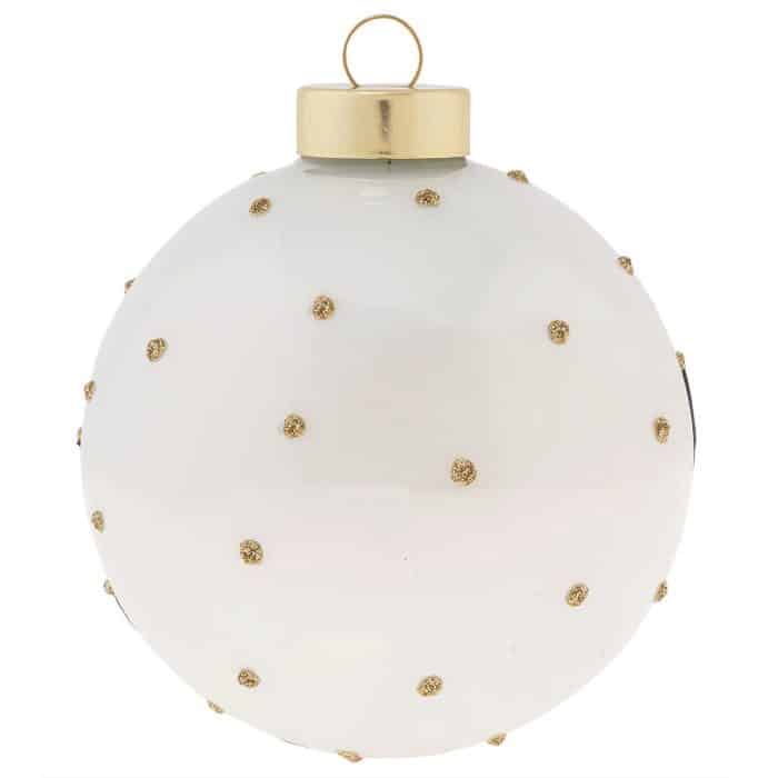 Golden Bees and Flowers Ornament Back