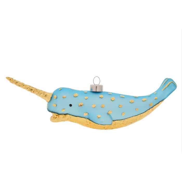 Nautical Narwhal Ornament