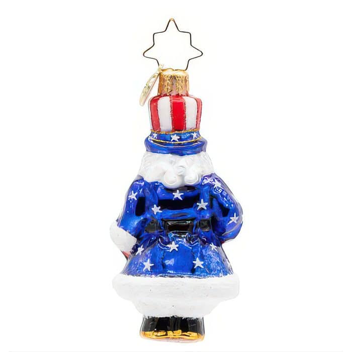 All american Santa Gem by Radko Back