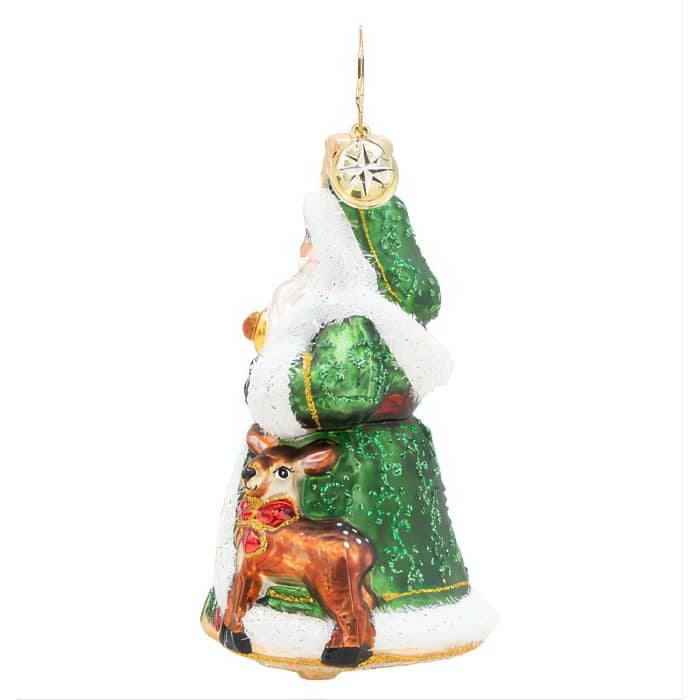 Deerly Beloved Santa Gem by Radko Side