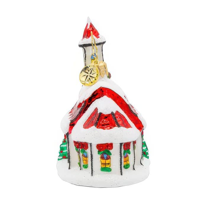 Holly Bell Chapel Gem by Radko Back