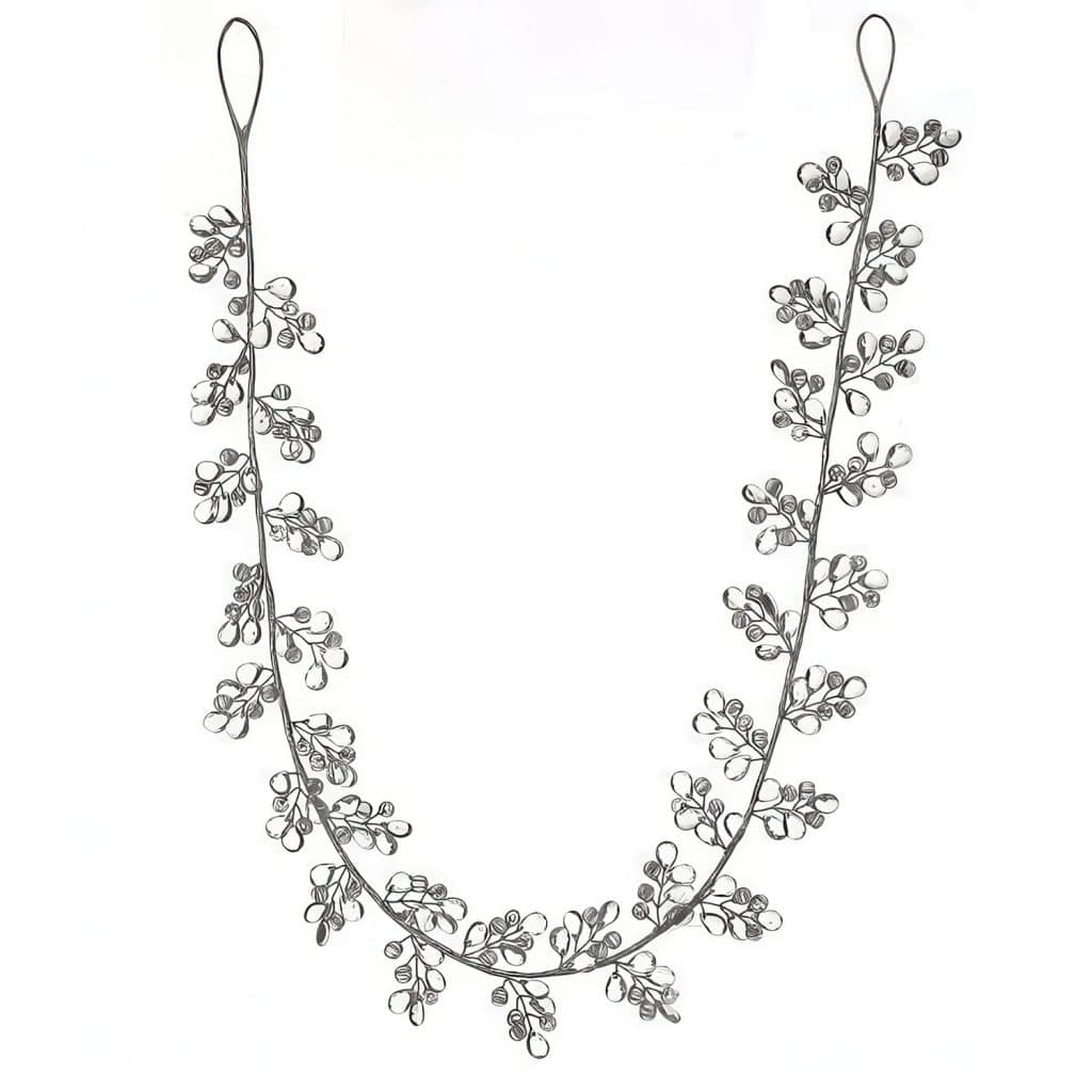 Clear Frosted Bead Garland
