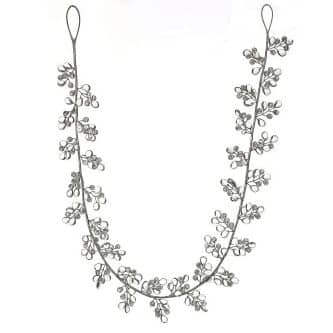 Clear Frosted Bead Garland