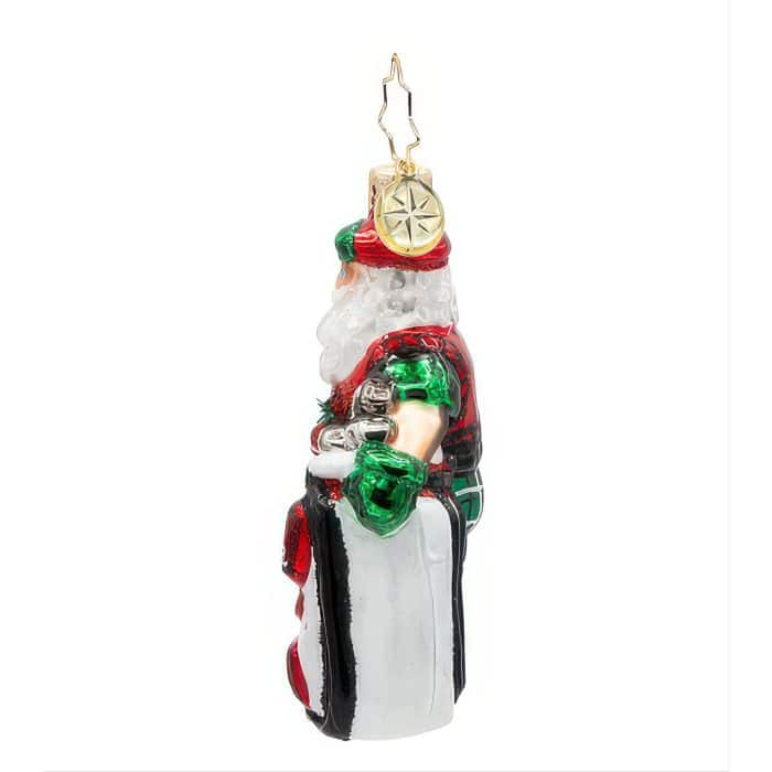 Jolly Golf Santa Gem by Radko Side Two