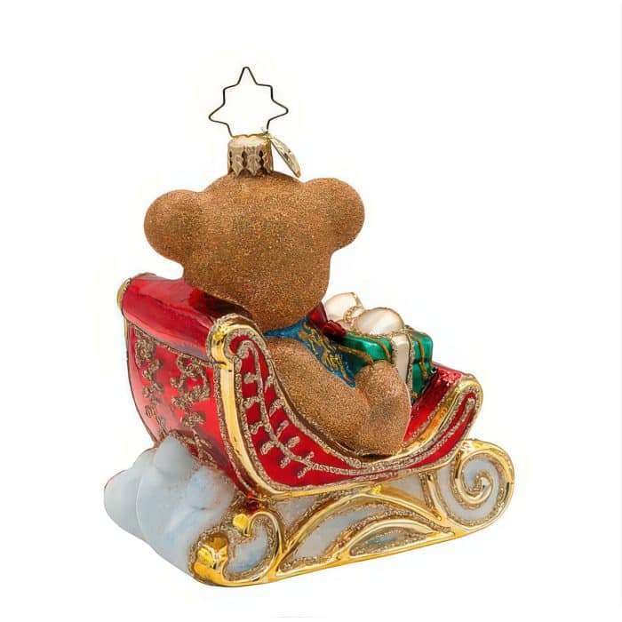 Beary Merry Sleigh by Radko Back