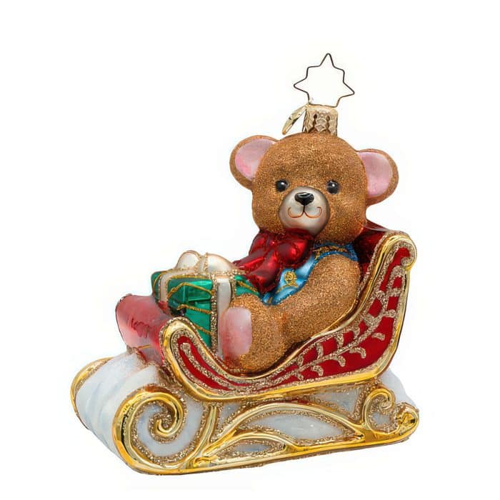 Beary Merry Sleigh by Radko Front