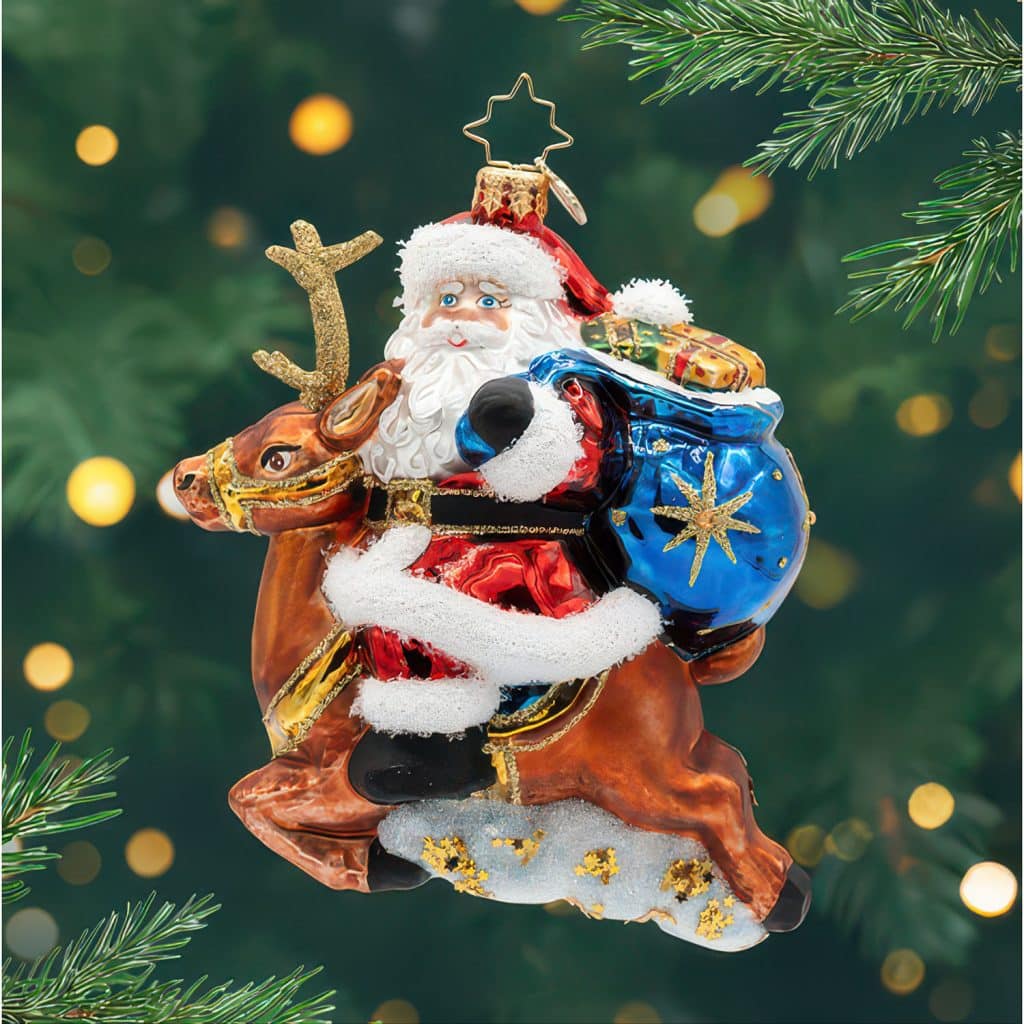 Santas Celestial Reindeer Ride by Radko
