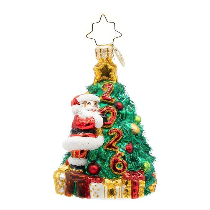 Santas 2026 Tree Trim Gem by Radko Front