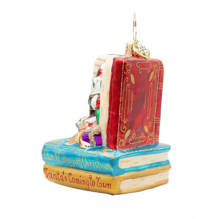 Santas Book Nook Gem by Radko Side