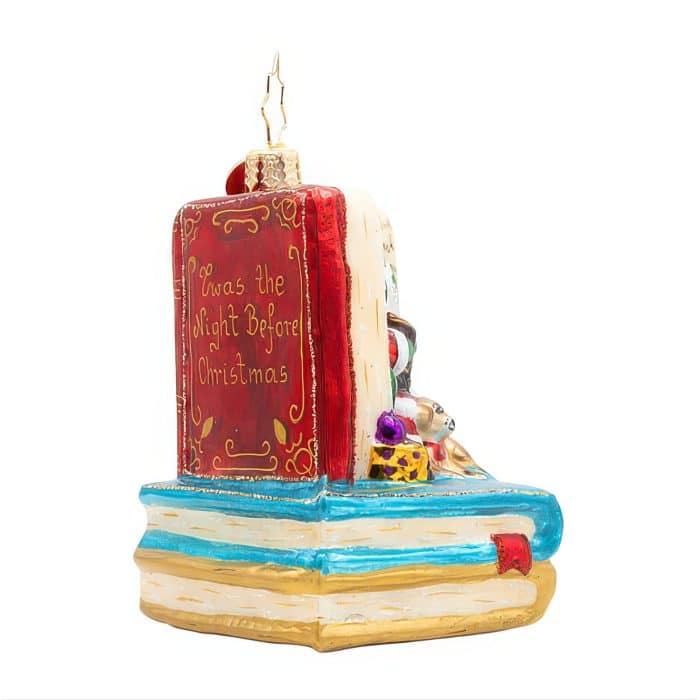 Santas Book Nook Gem by Radko Side Two