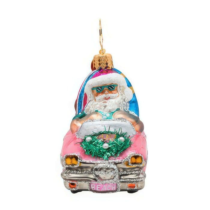 Santas Coastal Christmas Ride Gem by Radko Hood