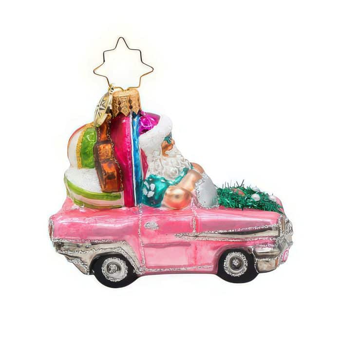 Santas Coastal Christmas Ride Gem by Radko Side Two