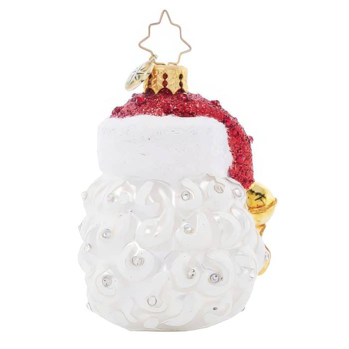 Sparkling Santa Nick Gem by Radko Back