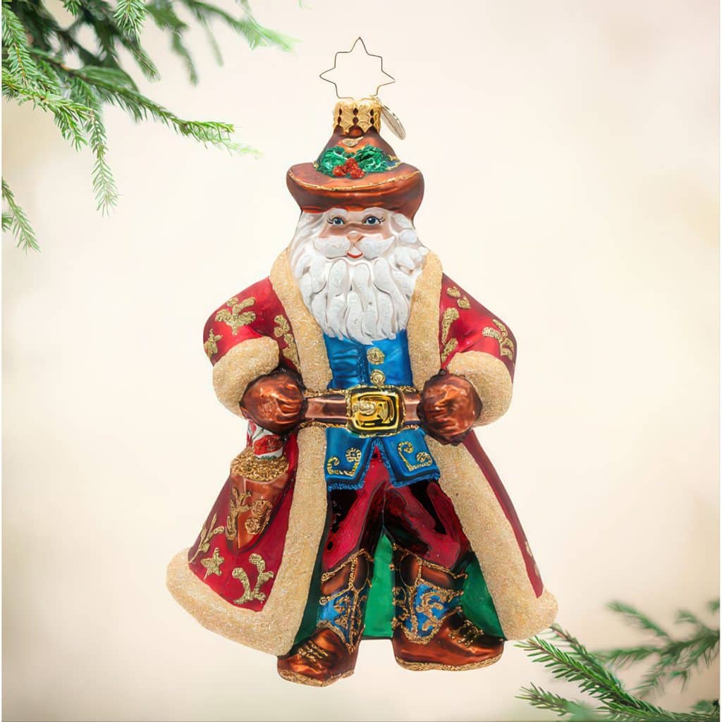 Jingle Spurs Santa by Radko