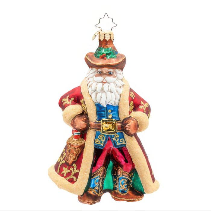 Jingle Spurs Santa by Radko Front