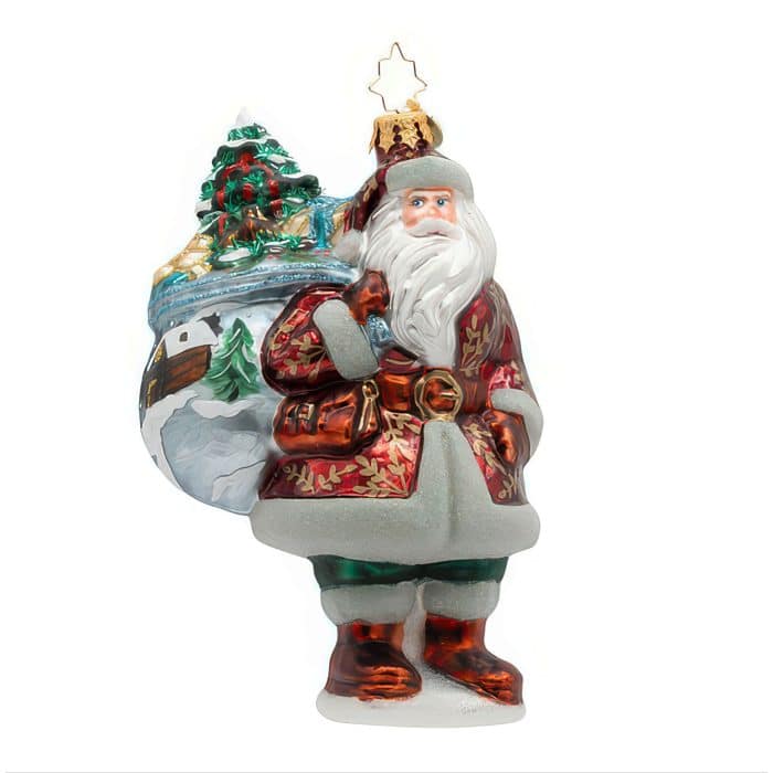 Woodland Noel Santa by Radko Front