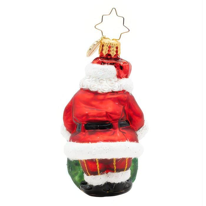 2026 Santas Yearly Gift Drop Gem by Radko Back