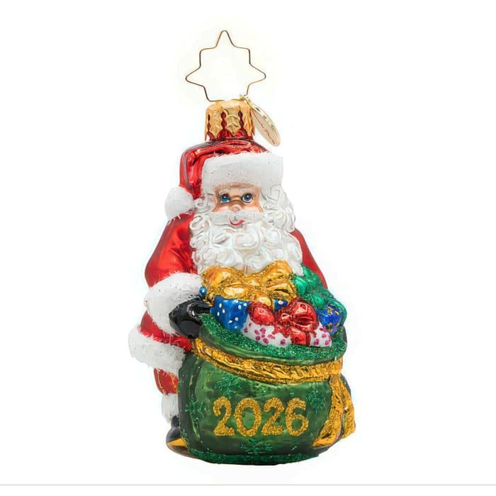 2026 Santas Yearly Gift Drop Gem by Radko Front