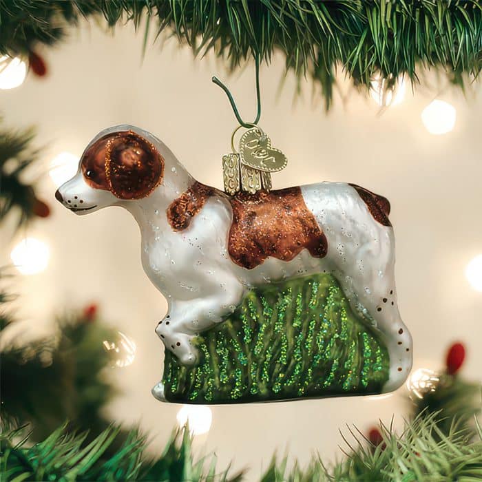 Brittany Spaniel Ornament Old World Christmas