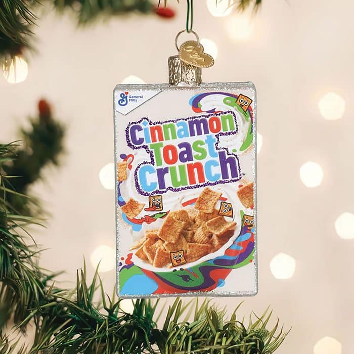 Cinnamon Toast Crunch Box Ornament Old World Christmas