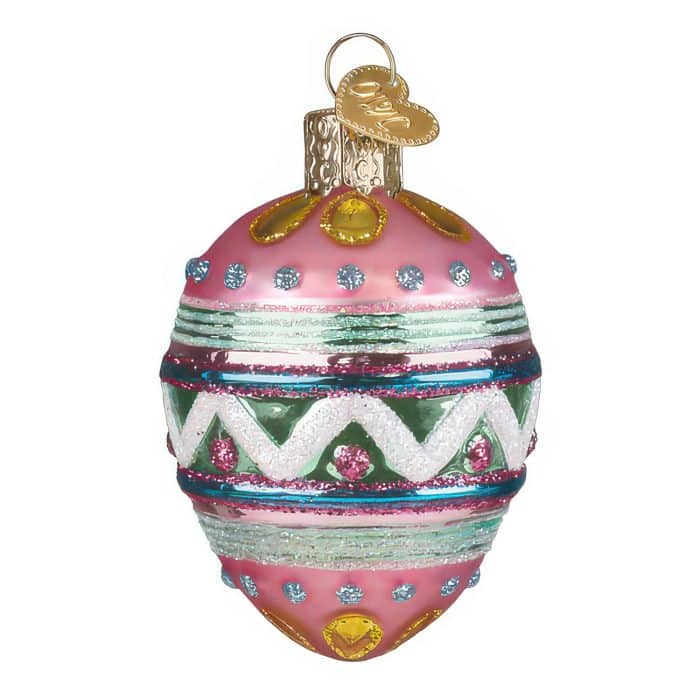 Easter Egg Ornament Old World Christmas Front