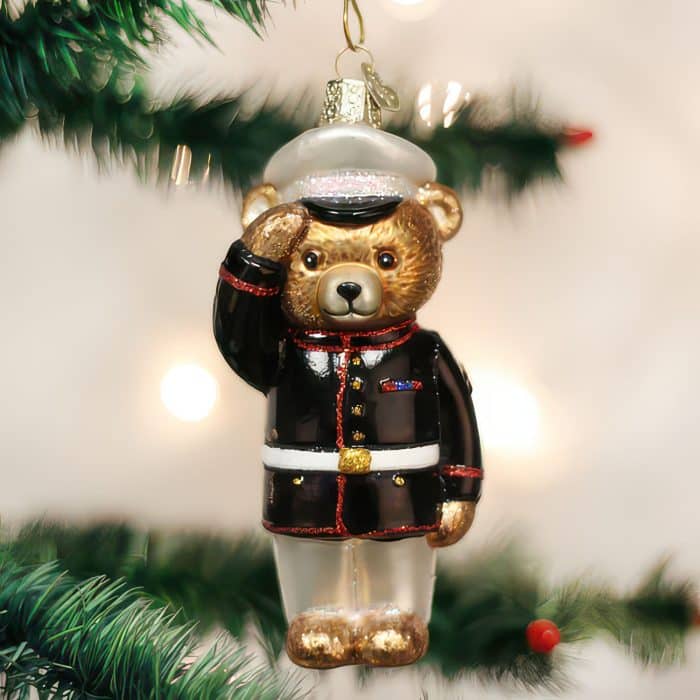 Marine Bear Ornament Old World Christmas