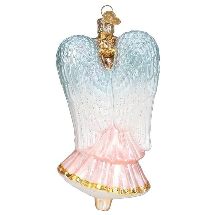Nativity Angel Ornament Old World Christmas Back