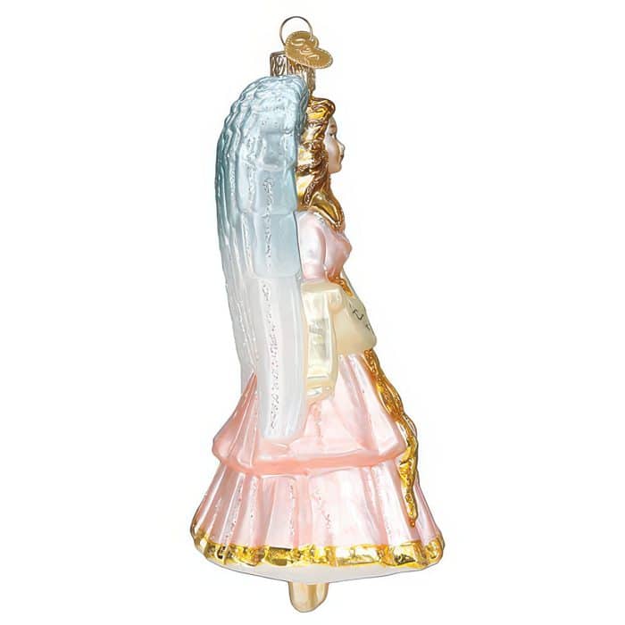 Nativity Angel Ornament Old World Christmas Side