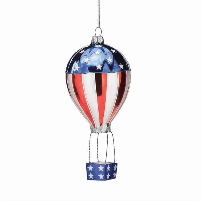 Patriotic Hot Air Balloon Ornament