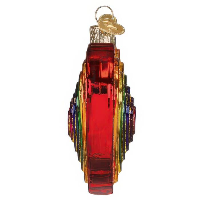 Rainbow Rings Ornament Old World Christmas Side