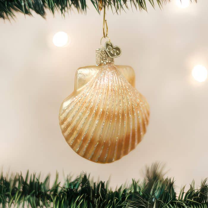 Scallop Shell Ornament Old World Christmas