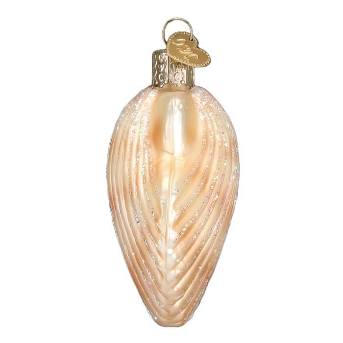 Scallop Shell Ornament Old World Christmas Side