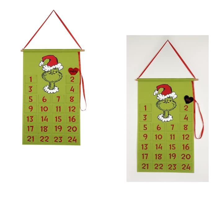 Grinch Heart Countdown Calendar