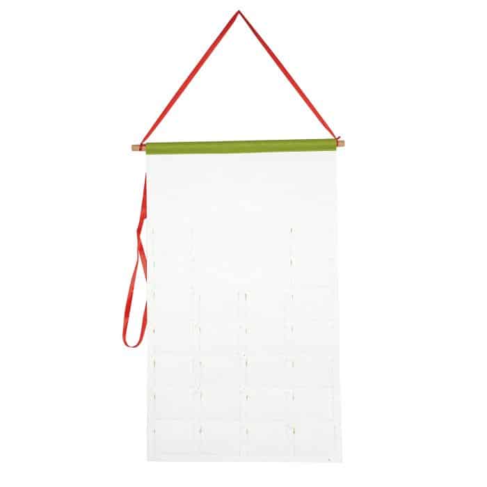Grinch Heart Countdown Calendar Back