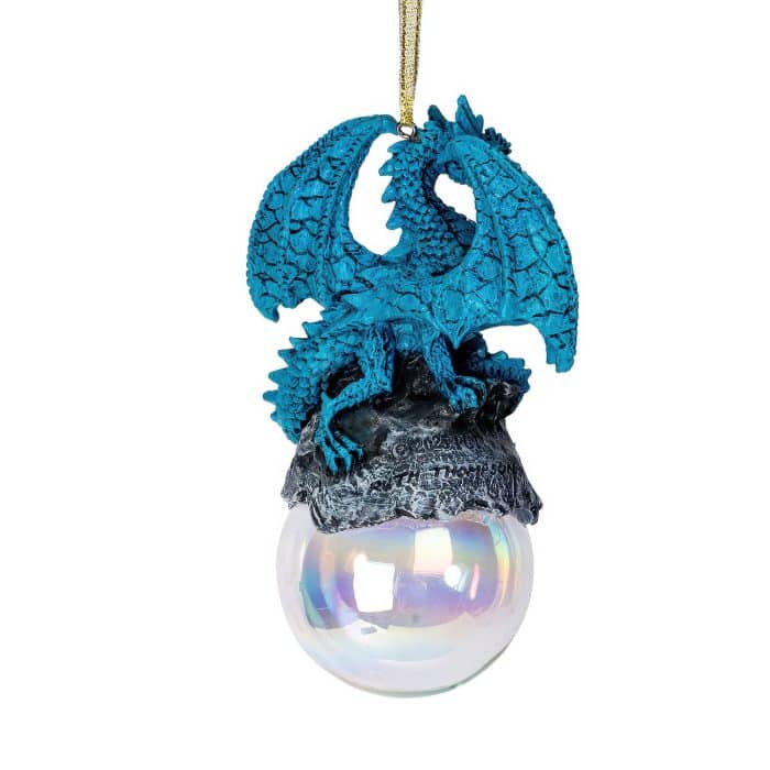 Riptide the Dragon Ornament Back