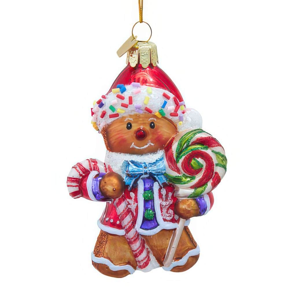 Candy Gingerbread Man Ornament