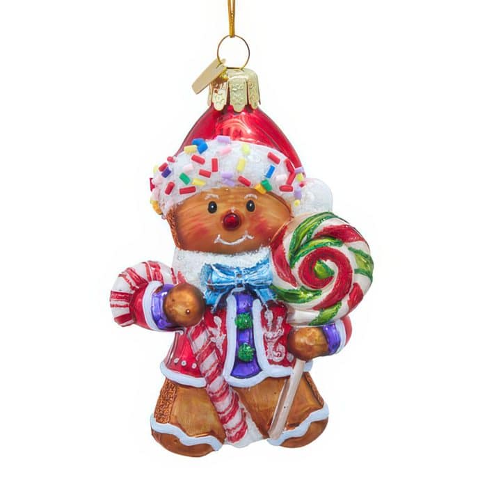 Candy Gingerbread Man Ornament