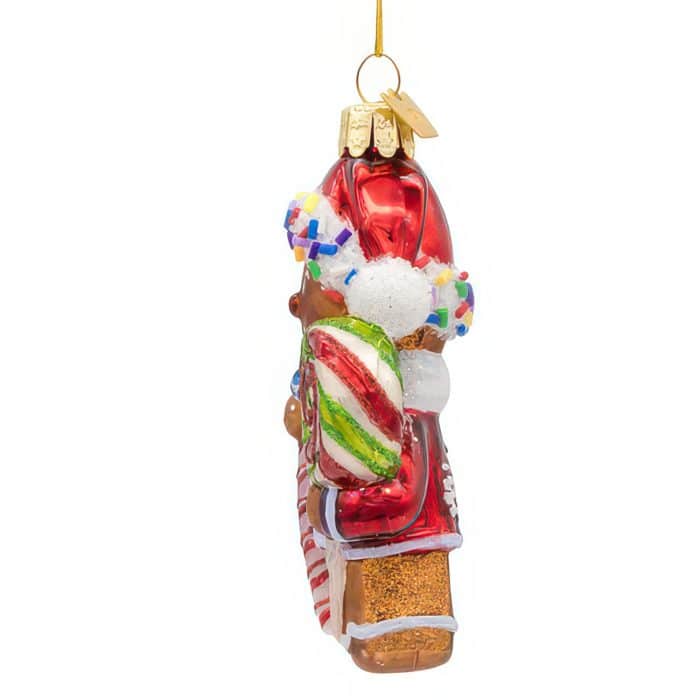 Candy Gingerbread Man Ornament Side Two